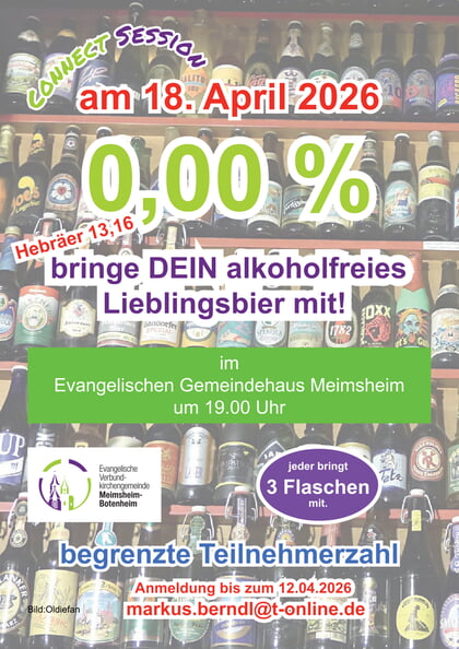 Alkoholfreie Bierprobe