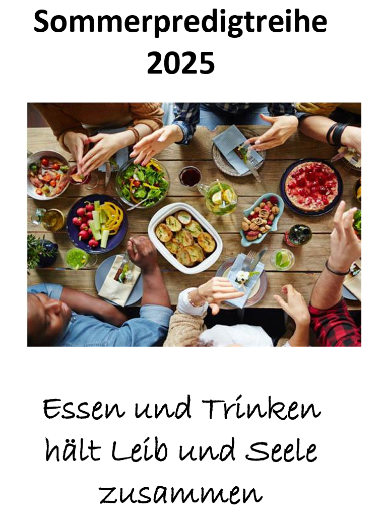 Gottesdienst - Thema: Zu Tisch mit einem aus einer anderen Welt