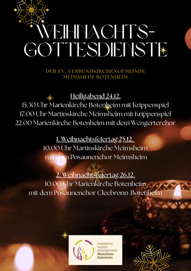 Weihnachtsgottesdienste