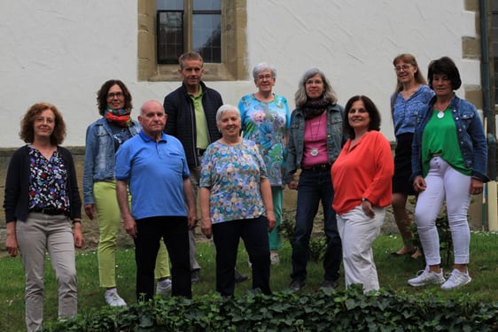 v.l.n.r. Elke Schramm, Adelheid Bühler, Rainer Siller, Roland Bühler, Angelika Siller, Ursula Starkloff, Ingrid Fellhauer, Bärbel Wasserbäch-Maier, Helga Hörrmann, Martina Wein. Auf dem Bild fehlen: Sonja Bäzner, Rainer Edler, Heike Frank, Sabine u. Harald Schellenbauer